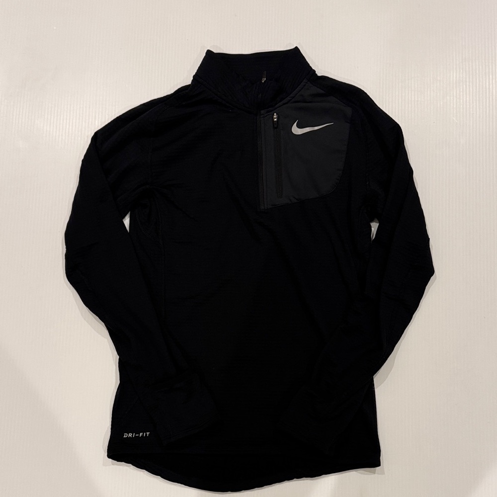Nike Black Dri-FIT Quarter-Zip Top Men’s Small